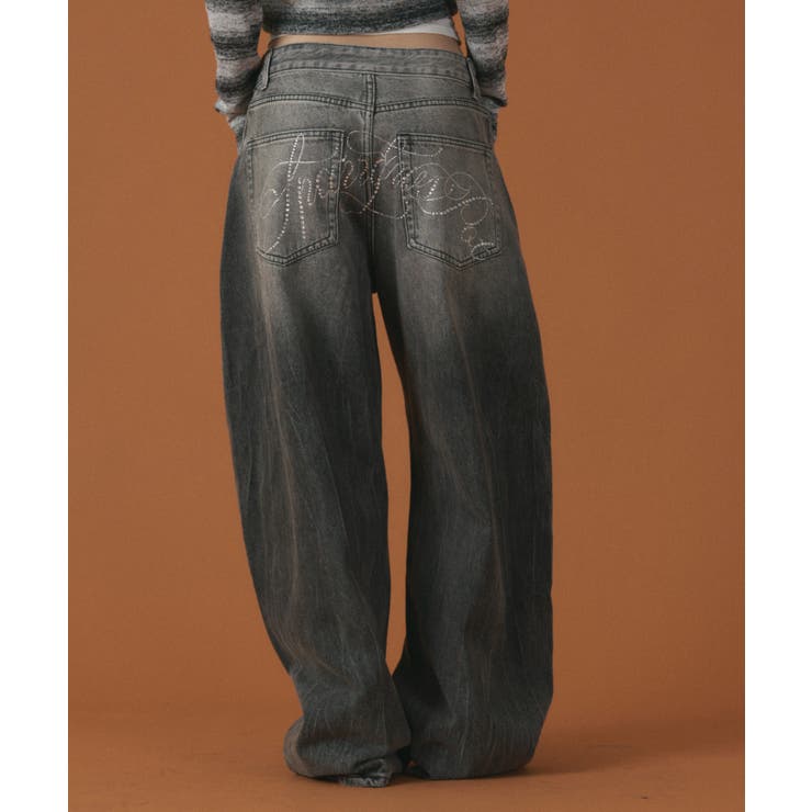 ラインストーンbackロゴデニム | WEGO【WOMEN】 | 詳細画像9 