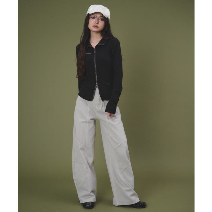 カーブチノパン | WEGO【WOMEN】 | 詳細画像3 