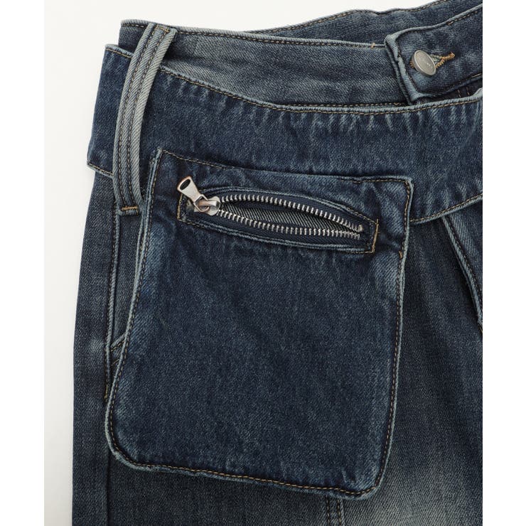 ベルトポケット付きワイドデニム | WEGO【WOMEN】 | 詳細画像7 