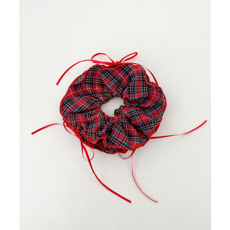 Lリボンチェック柄フリルシュシュ | WEGO【WOMEN】 | 詳細画像2 