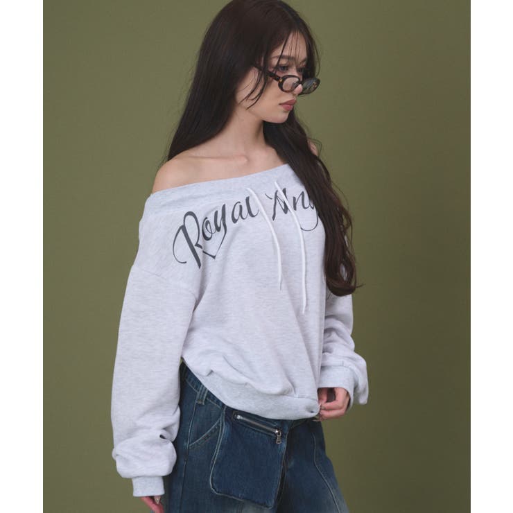 オフショルロゴルーズトップ | WEGO【WOMEN】 | 詳細画像5 