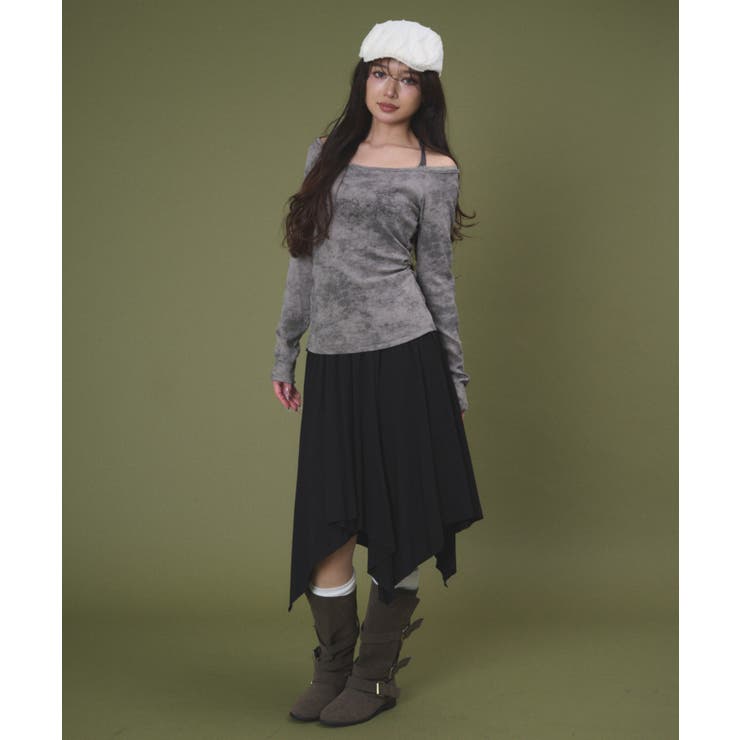 グラフィックオフショルレーストップ | WEGO【WOMEN】 | 詳細画像2 