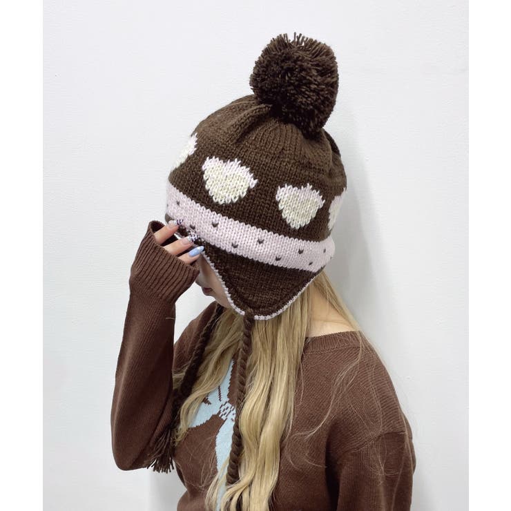 ポンポン付きジャガードビーニー | WEGO【MEN】 | 詳細画像3 