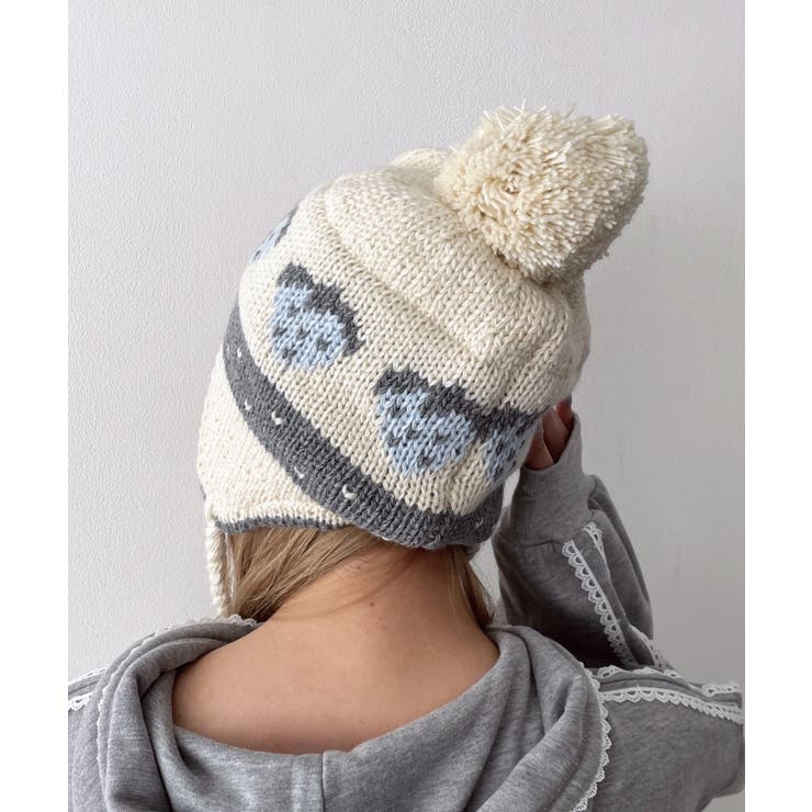 ポンポン付きジャガードビーニー | WEGO【MEN】 | 詳細画像4 