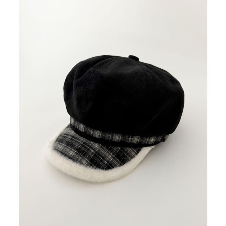 チェック柄Fスエードキャスケット | WEGO【MEN】 | 詳細画像7 