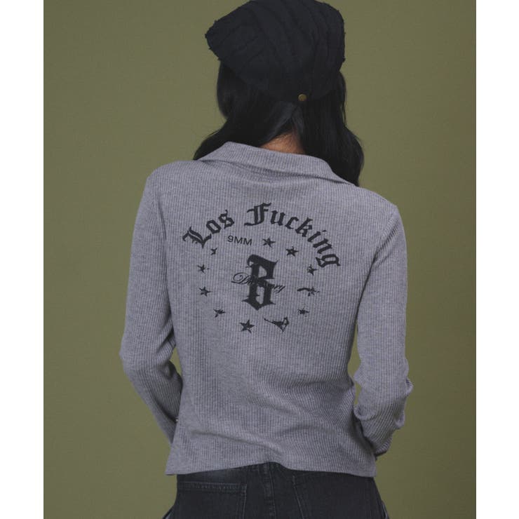 杢グレー | サークルスターロゴジップTOP | WEGO【WOMEN】