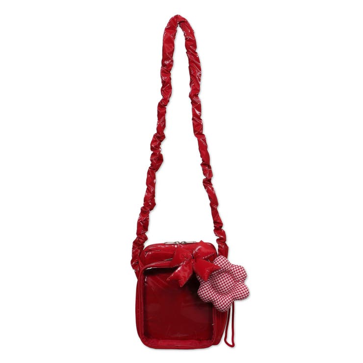 レッド | きらふわパフィ痛ショルダー | WEGO【WOMEN】