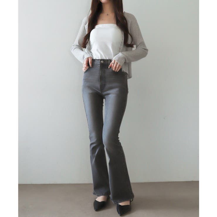 ストレッチフレアデニムパンツ | WEGO【WOMEN】 | 詳細画像4 