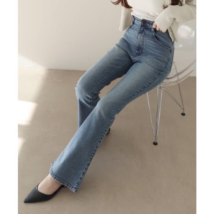 ストレッチフレアデニムパンツ | WEGO【WOMEN】 | 詳細画像16 