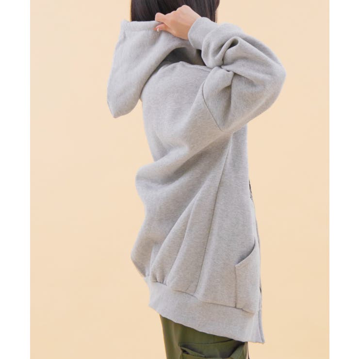 カレッジビッグジップパーカー | WEGO【WOMEN】 | 詳細画像5 