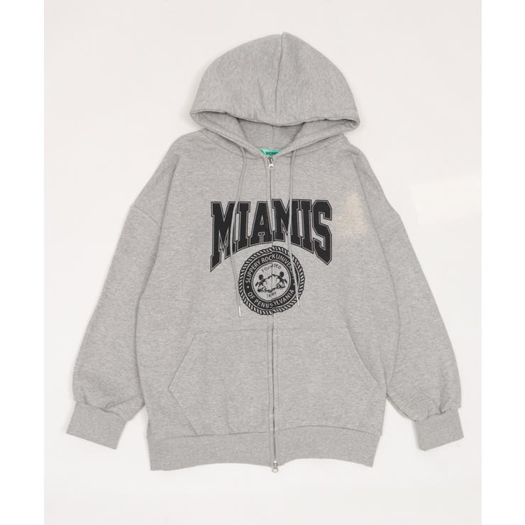 カレッジビッグジップパーカー | WEGO【WOMEN】 | 詳細画像20 