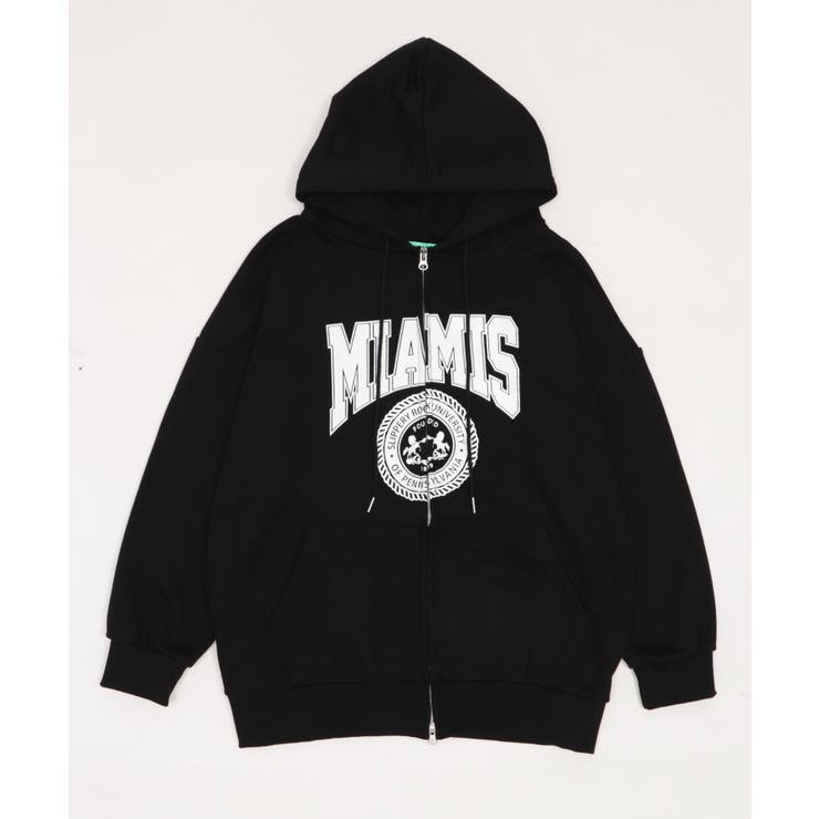 カレッジビッグジップパーカー | WEGO【WOMEN】 | 詳細画像21 