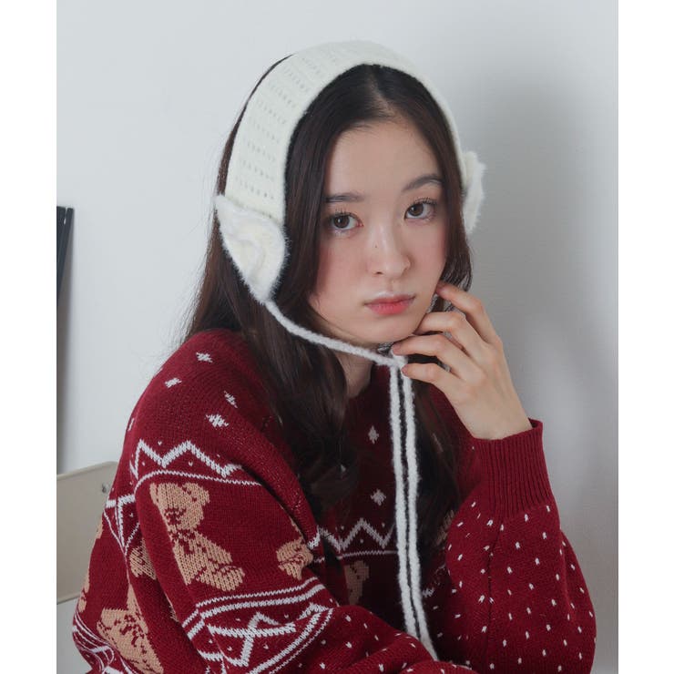 ハートニットイヤーマフ | WEGO【WOMEN】 | 詳細画像9 