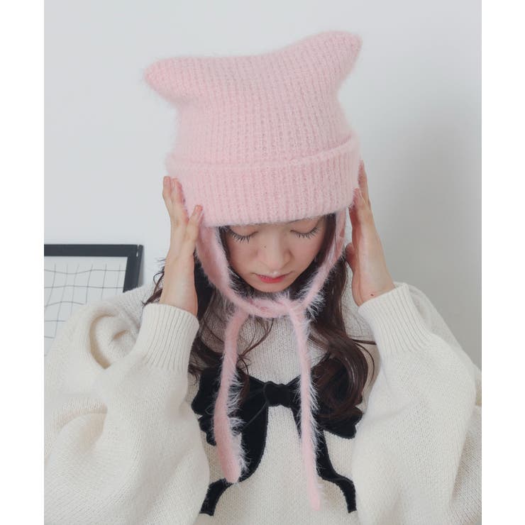 イヤーネコミミニットキャップ | WEGO【MEN】 | 詳細画像3 