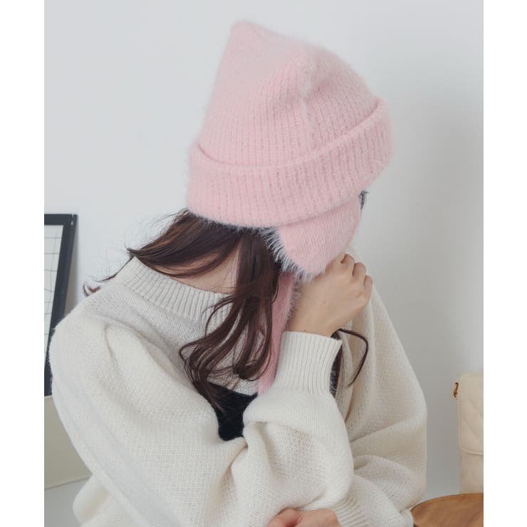 イヤーネコミミニットキャップ | WEGO【MEN】 | 詳細画像4 