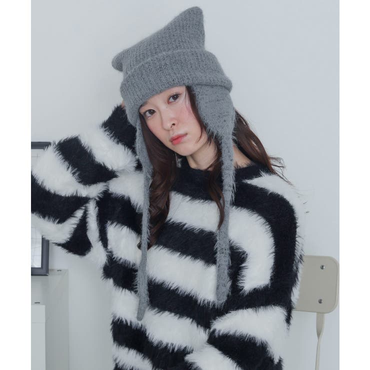 イヤーネコミミニットキャップ | WEGO【MEN】 | 詳細画像10 