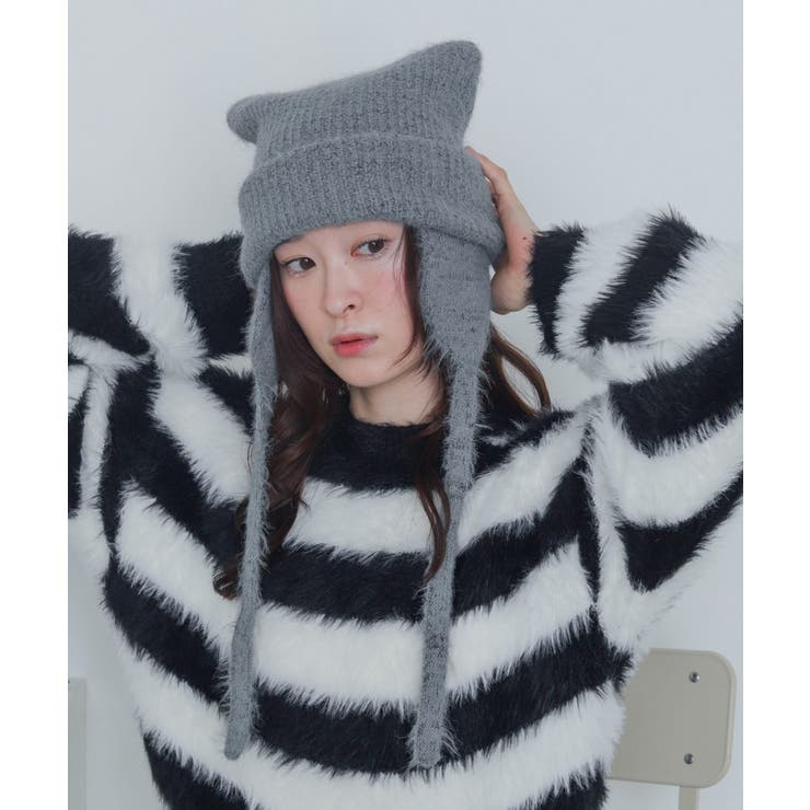 イヤーネコミミニットキャップ | WEGO【MEN】 | 詳細画像11 