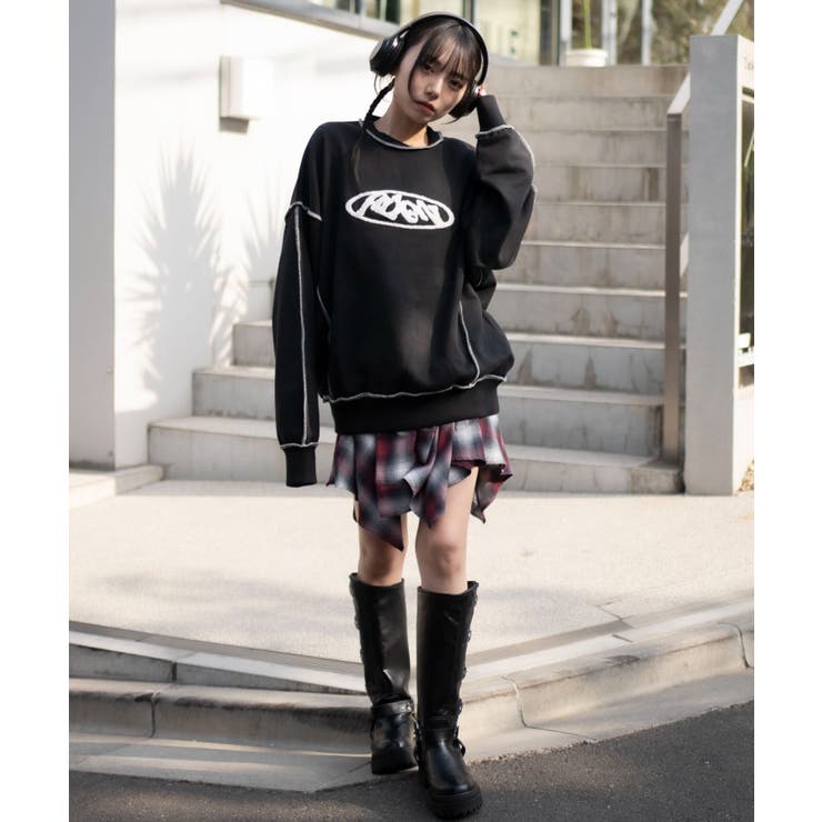 ショートカラーステッチサガラロゴプルオーバー | WEGO【MEN】 | 詳細画像7 