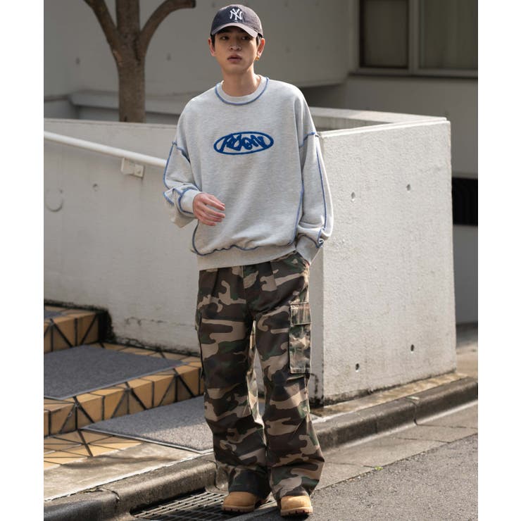 ショートカラーステッチサガラロゴプルオーバー | WEGO【MEN】 | 詳細画像26 