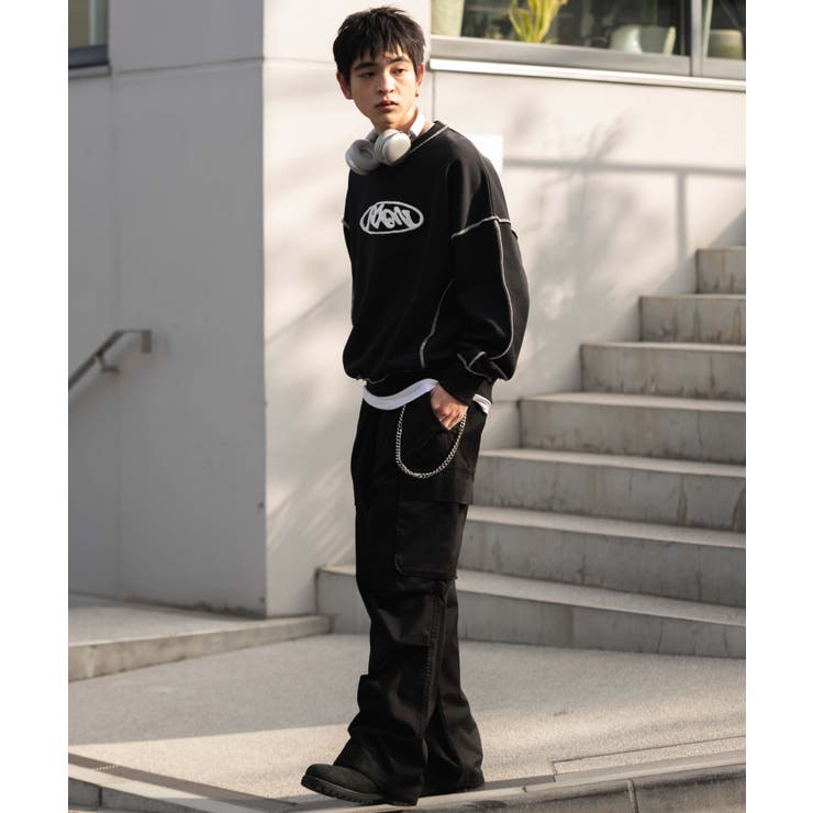 ショートカラーステッチサガラロゴプルオーバー | WEGO【MEN】 | 詳細画像39 