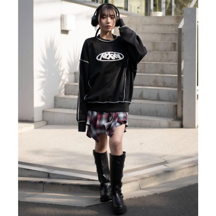 ショートカラーステッチサガラロゴプルオーバー | WEGO【MEN】 | 詳細画像43 