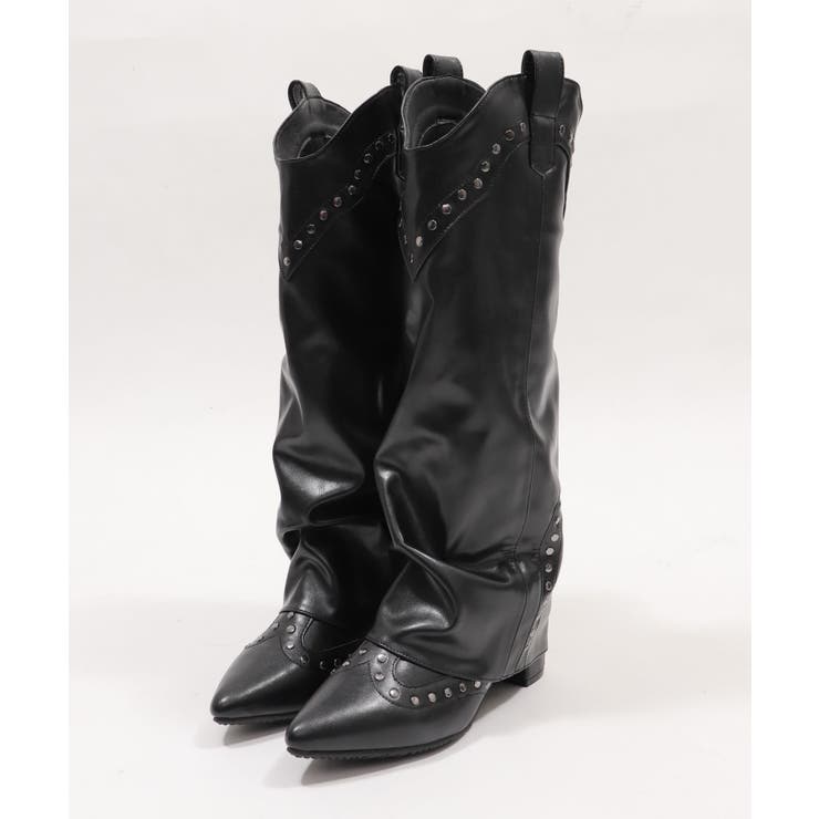 ウエスタンカバーロングブーツ | WEGO【WOMEN】 | 詳細画像17 