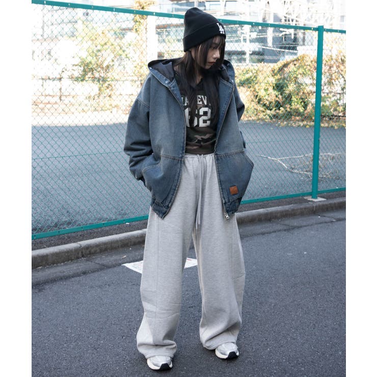 裏起毛カーブデザインスウェットパンツ | WEGO【WOMEN】 | 詳細画像13 