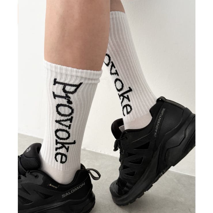 ホワイト | Provokeロゴソックス(R) | WEGO【MEN】