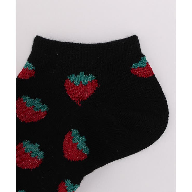 フルーツラメ総柄ショートソックス | WEGO【WOMEN】 | 詳細画像8 