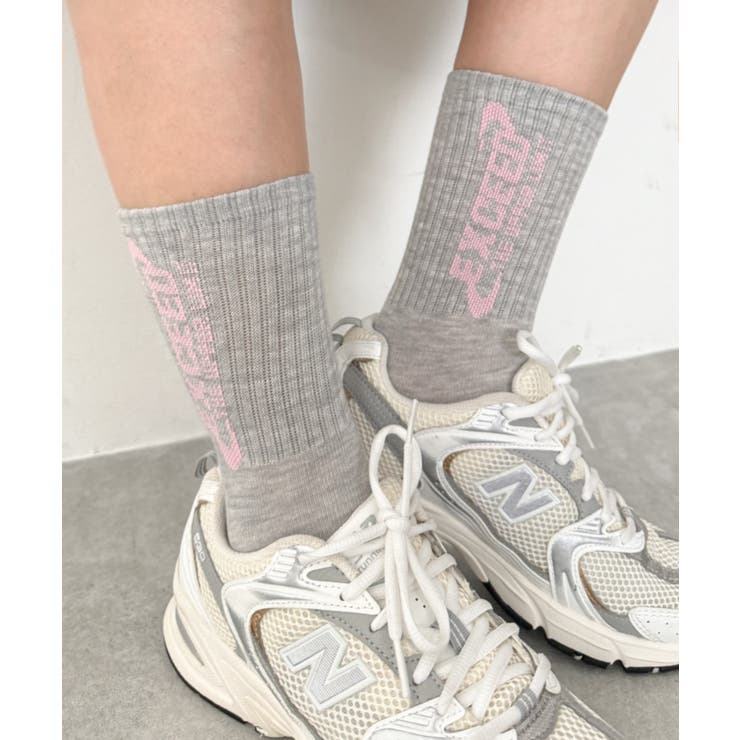 EXCEEDロゴリブソックス | WEGO【WOMEN】 | 詳細画像7 