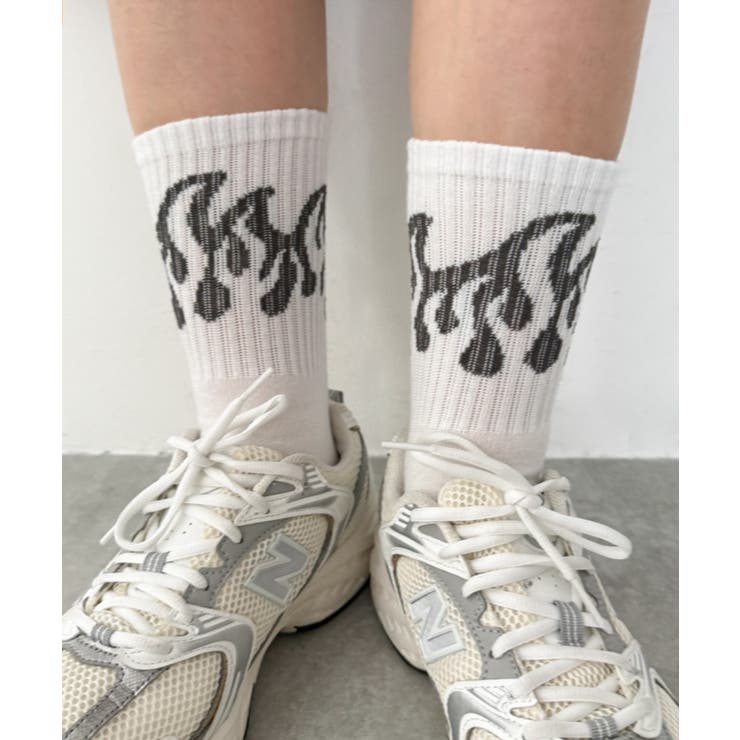 ファイヤー柄ソックス | WEGO【WOMEN】 | 詳細画像2 