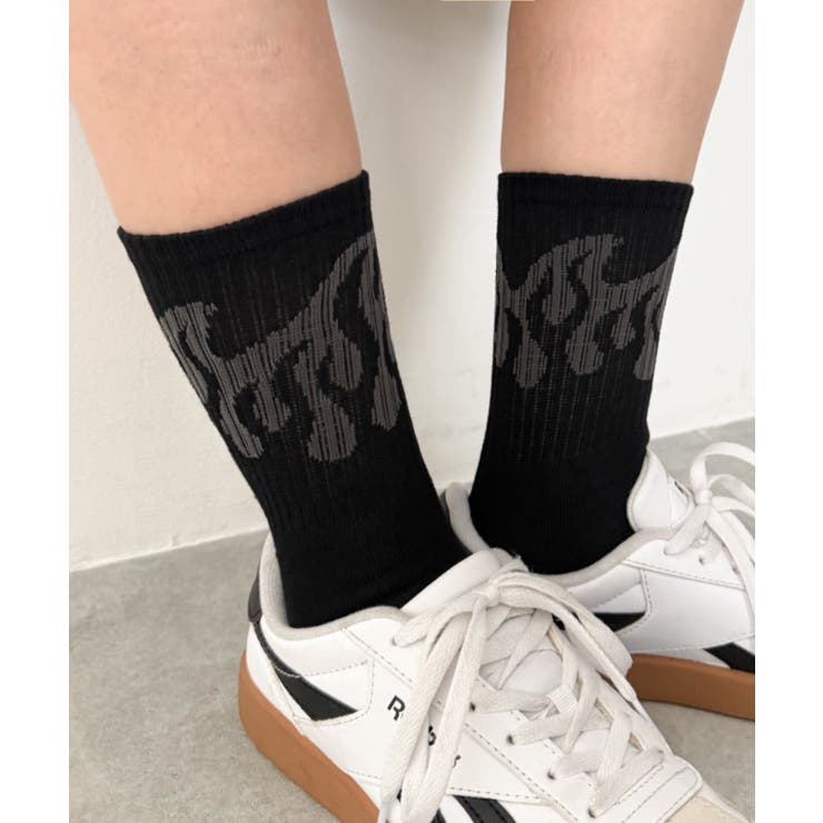 ファイヤー柄ソックス | WEGO【WOMEN】 | 詳細画像5 