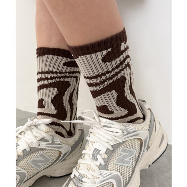 マーブル柄ソックス | WEGO【WOMEN】 | 詳細画像3 
