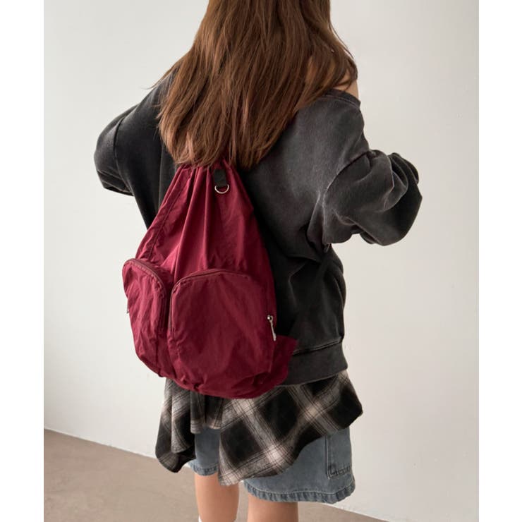 ポケットデザインナップサック | WEGO【MEN】 | 詳細画像7 