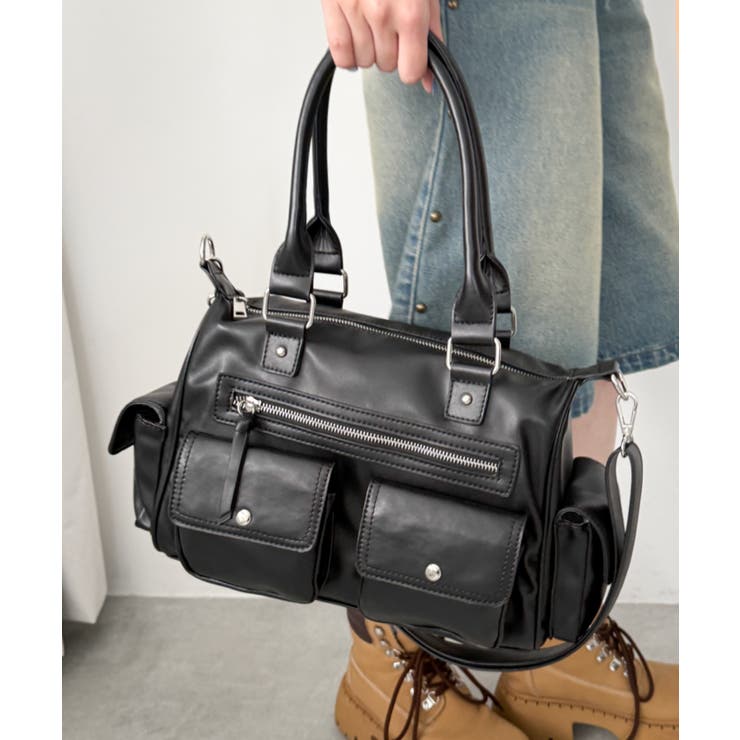 ポケットデザインボストンショルダー | WEGO【WOMEN】 | 詳細画像10 