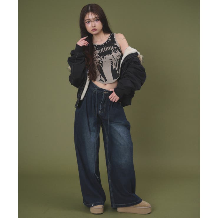 スタッズグラフィックタンク | WEGO【WOMEN】 | 詳細画像3 