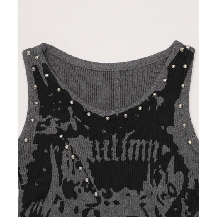 スタッズグラフィックタンク | WEGO【WOMEN】 | 詳細画像11 