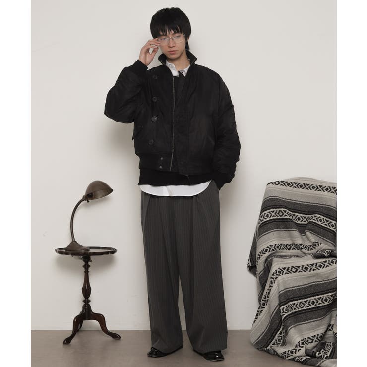 ナイロンスタンドブルゾン | WEGO【MEN】 | 詳細画像2 