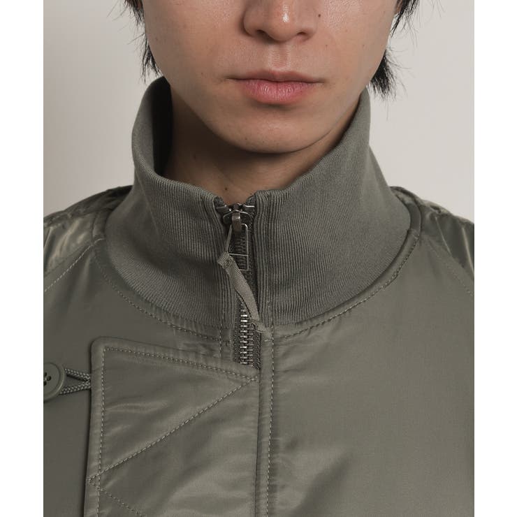 ナイロンスタンドブルゾン | WEGO【MEN】 | 詳細画像4 