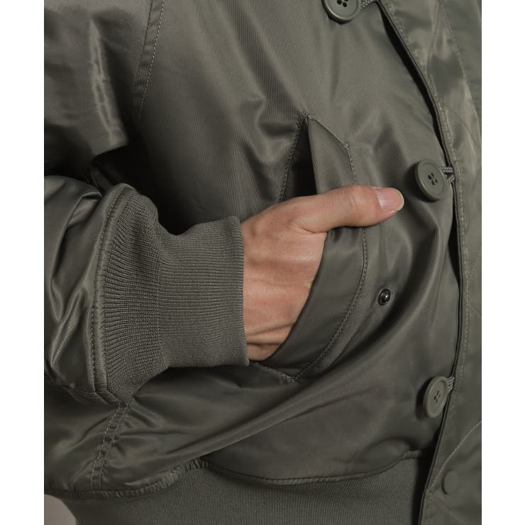 ナイロンスタンドブルゾン | WEGO【MEN】 | 詳細画像6 