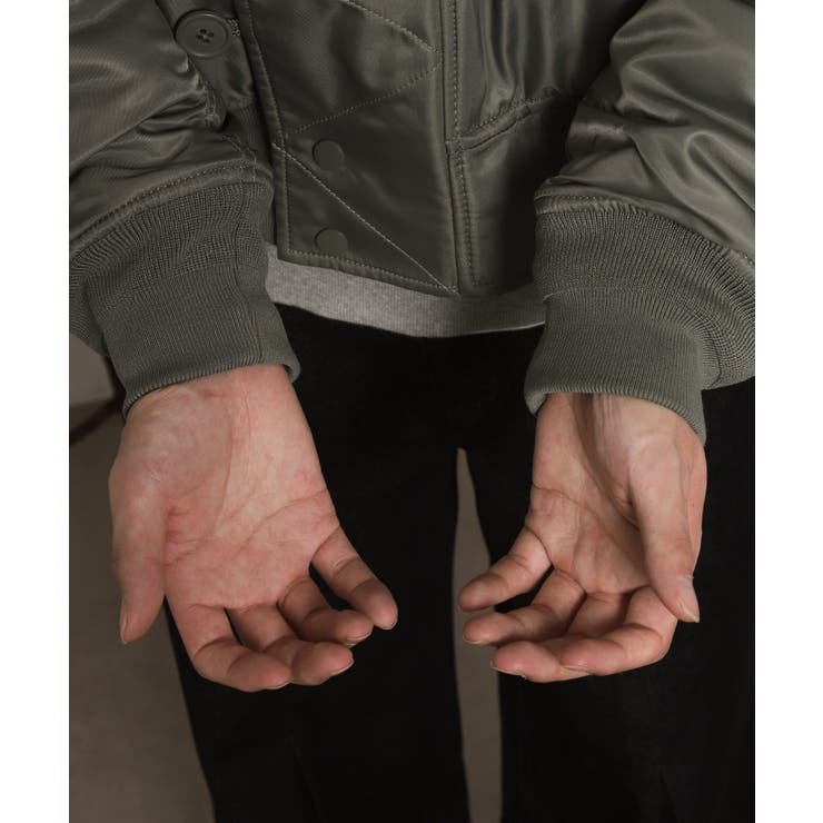 ナイロンスタンドブルゾン | WEGO【MEN】 | 詳細画像7 