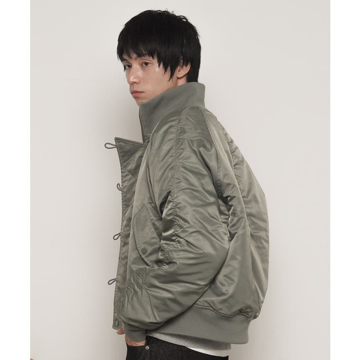 ナイロンスタンドブルゾン | WEGO【MEN】 | 詳細画像11 