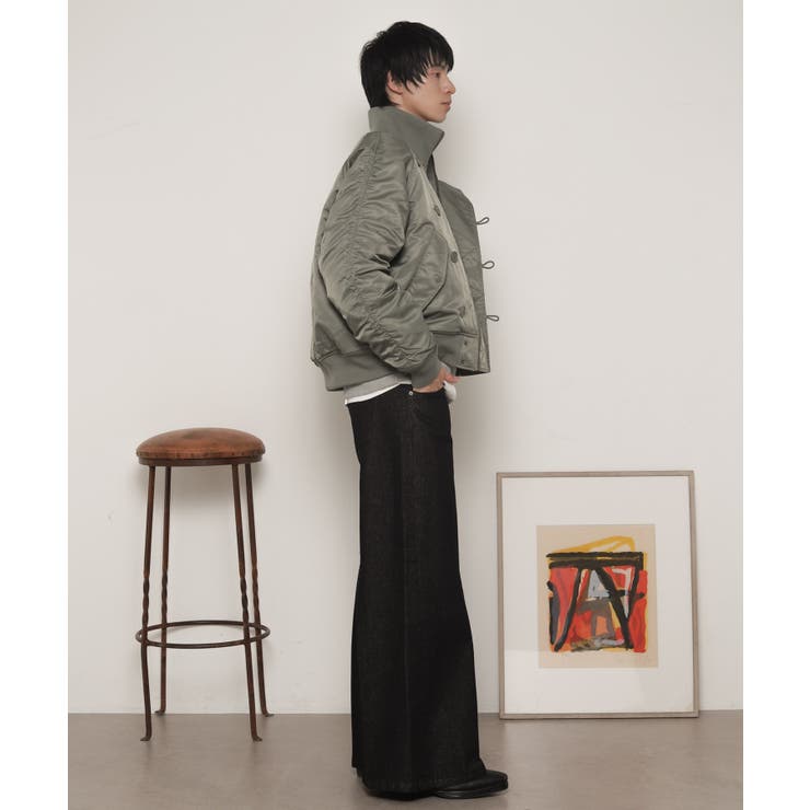 ナイロンスタンドブルゾン | WEGO【MEN】 | 詳細画像17 