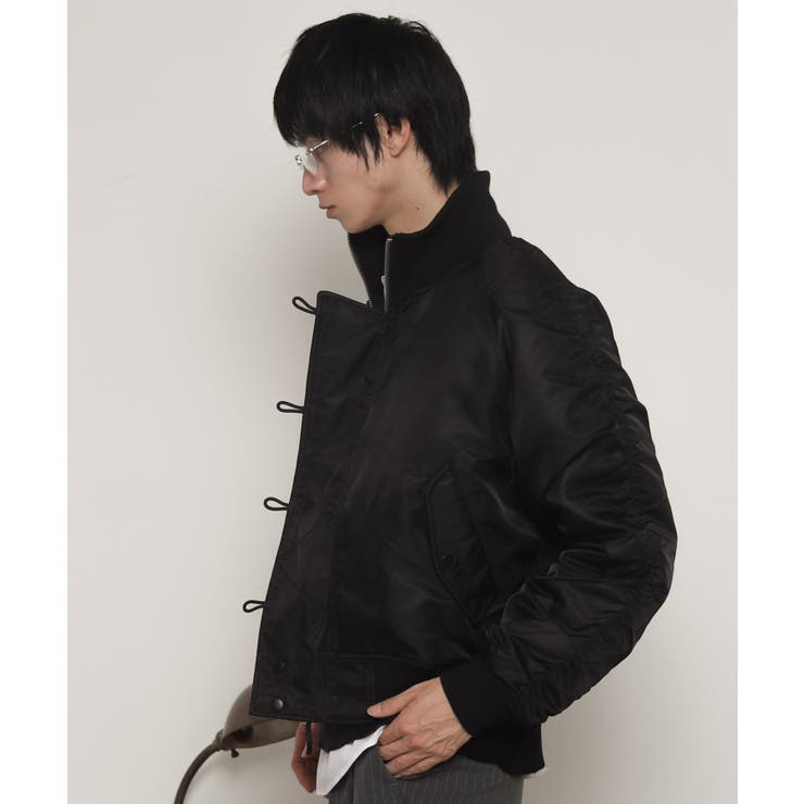 ナイロンスタンドブルゾン | WEGO【MEN】 | 詳細画像19 