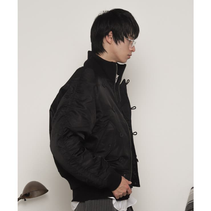 ナイロンスタンドブルゾン | WEGO【MEN】 | 詳細画像21 