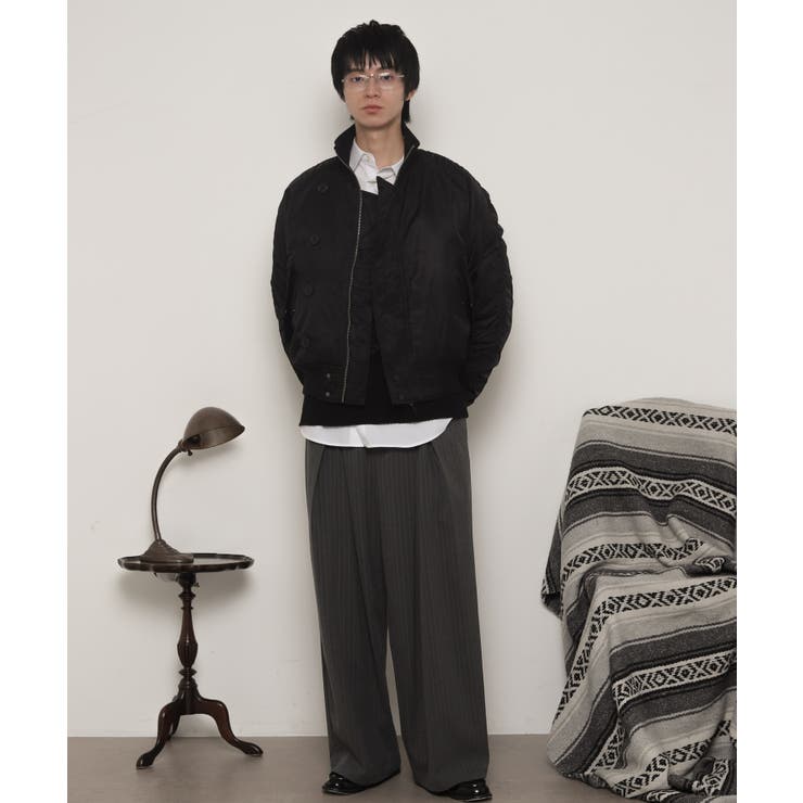 ナイロンスタンドブルゾン | WEGO【MEN】 | 詳細画像22 