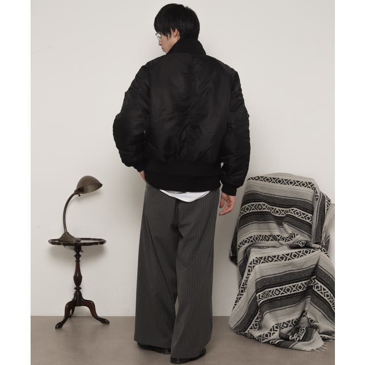 ナイロンスタンドブルゾン | WEGO【MEN】 | 詳細画像24 