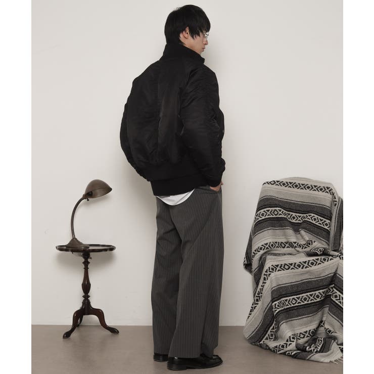 ナイロンスタンドブルゾン | WEGO【MEN】 | 詳細画像25 