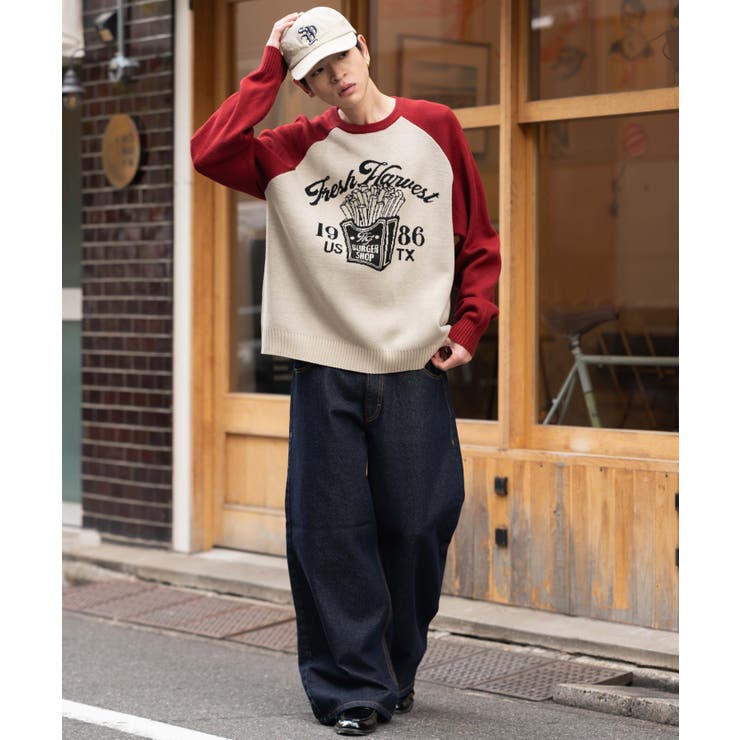 エクストラバギーデニムパンツ | WEGO【MEN】 | 詳細画像3 