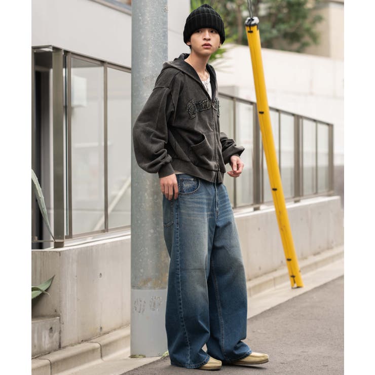 エクストラバギーデニムパンツ | WEGO【MEN】 | 詳細画像16 